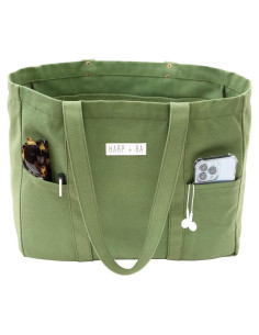 Bolsa de Lona Verde Bosque - Terrene Design 2 Bolsillos
