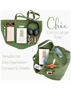 Bolsa de Lona Verde Bosque - Terrene Design 2 Bolsillos 2