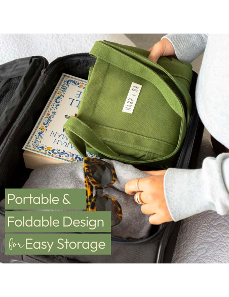 Bolsa de Lona Verde Bosque - Terrene Design 2 Bolsillos Bolsa de Lona Verde Bosque - Terrene Design 2 Bolsillos