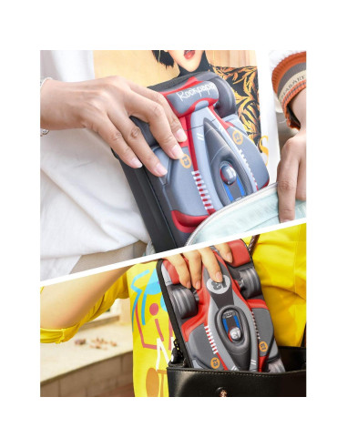 Estuche de Lápices Rockpapa Auto de Carreras 24x7x14 cm