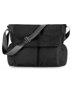 Bolsa Mensajera Phynier Lona Unisex Grande con Bolsillos