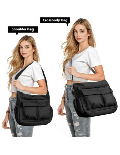 Bolsa Mensajera Phynier Lona Unisex Grande con Bolsillos 2