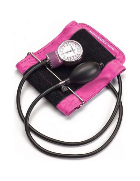 Esfigmomanómetro Paramed Rosa - Manguito Universal 22-42 cm