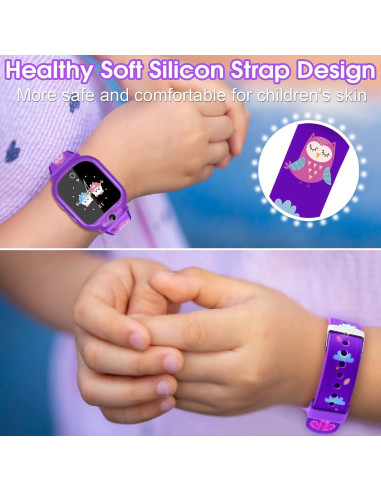 Reloj PROGRACE para Niños con Cámara y Juegos 4-12 Años