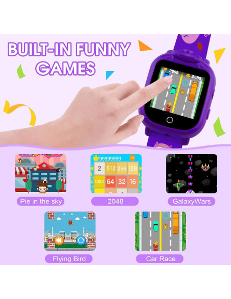 Reloj PROGRACE para Niños con Cámara y Juegos 4-12 Años Reloj PROGRACE para Niños con Cámara y Juegos 4-12 Años