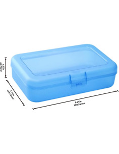 Caja de lápices Amazon Basics, paquete de 4, multicolor 2