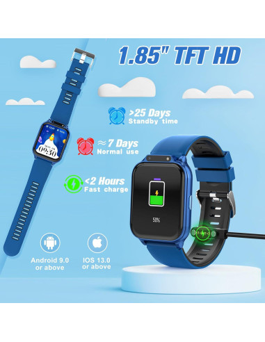 Reloj Inteligente Sootingot P70 Niños 1.85" IP68 Salud