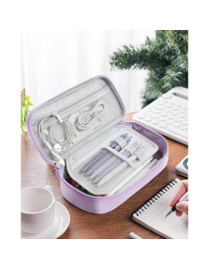 Estuche de Lápices YOKUMA Lila Gran Capacidad 23x12 cm 2