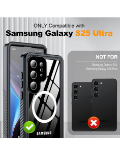 Funda Magnética ANTSHARE para Samsung Galaxy S25 Ultra IP68 2