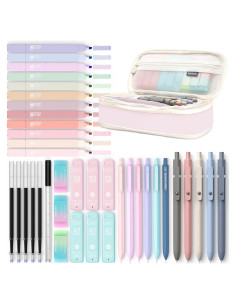 Set Escolar Cuatro Caramelos Rosa 39 Piezas con Estuche