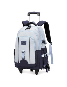 Mochila Rodante para Niños ZS001 Azul 30 Litros