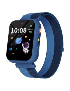 Reloj Inteligente BIGGERFIVE Niños Azul 30 Juegos y Duales Cámaras