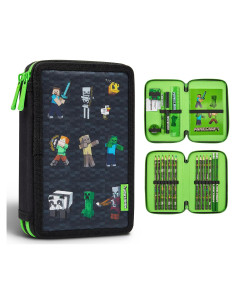 Estuche de Lápices Minecraft para Niños con Papelería