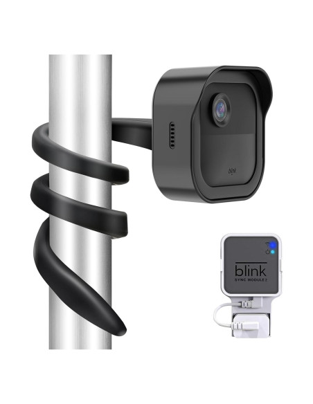 Soporte Flexible Gresur para Blink Outdoor - Impermeable Negro