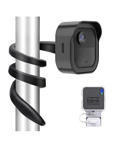 Soporte Flexible Gresur para Blink Outdoor - Impermeable Negro