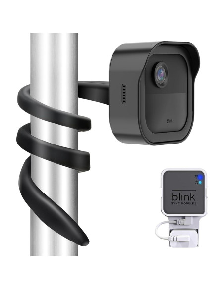 Soporte Flexible Gresur para Blink Outdoor - Impermeable Negro