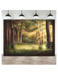 Fondo de Fotografía Selva Tropical 3x2.4m Vinilo ASDCXZ