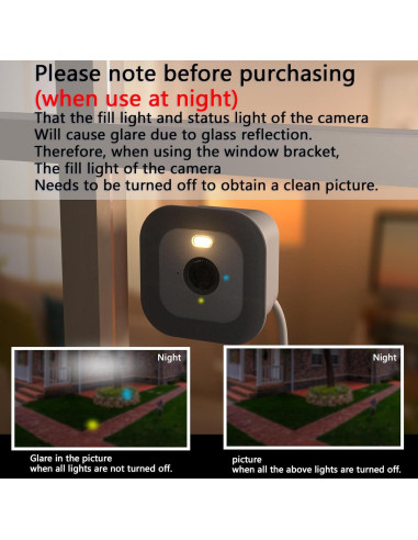 Soporte de Ventana Teccle para Blink Mini 2 Blanco