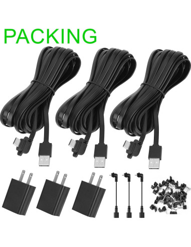 Cable de Poder Uogw 9.1m para Cámara Blink Outdoor 4 y XT