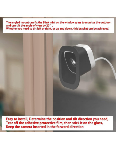 Soporte de Ventana Teccle B-AWM para Cámara Blink Mini