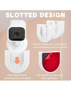 Soporte de Pared Adhesivo para Cámara Blink Mini - Paquete de 2 2