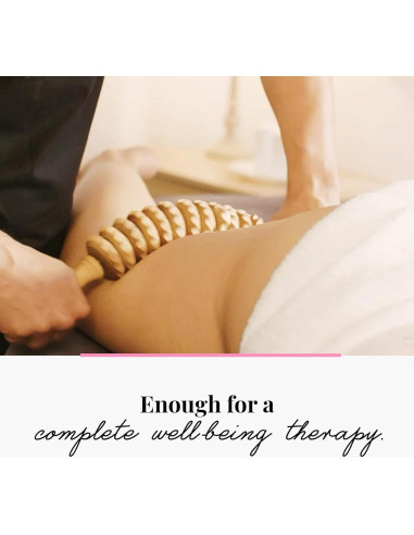 Rodillo de Masaje Tuuli de Madera para Cintura y Muslo