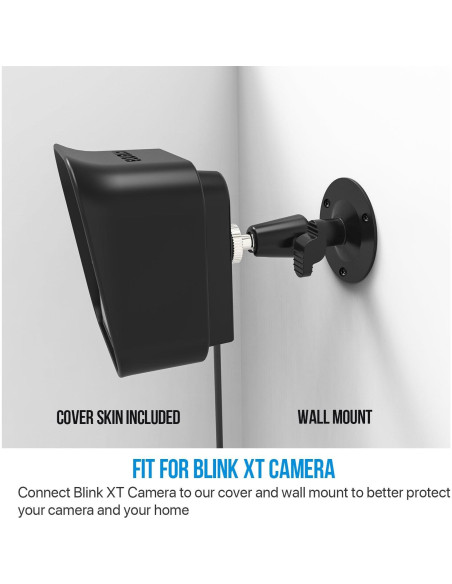 Soporte de Pared Frienda 360 y Funda Silicona para Blink XT