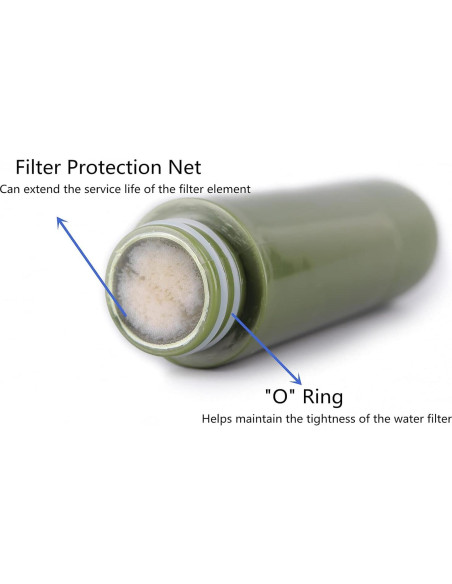 Filtro de Agua Portátil Purewell Survivor - Reemplazo 50000 Galones