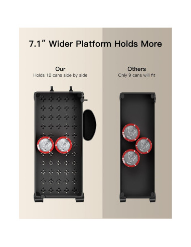 Carro de Almacenamiento Slim Pipishell 3 Niveles Negro