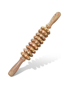 Rodillo Masajeador de Madera Deston SB-123 para Cuerpo