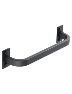 Barra de Toalla Mooche 25,4 cm Acero Inoxidable Negro Mate