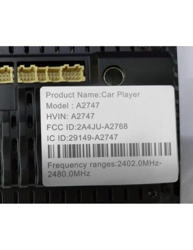 Estéreo Doble Din Rimoody 7" Bluetooth FM Cámara Respaldo