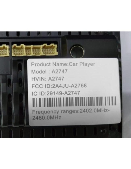 Estéreo Doble Din Rimoody 7" Bluetooth FM Cámara Respaldo