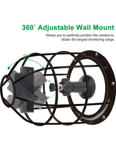 Jaula Antirrobo UYODM para Cámara de Seguridad 360 2