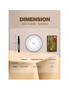 Espejo de Aumento 20X Macaki con Ventosas y Pinzas 2