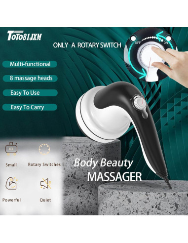 Masajeador de Celulitis TOTO81JXM 8 Cabezas Drenaje Linfático
