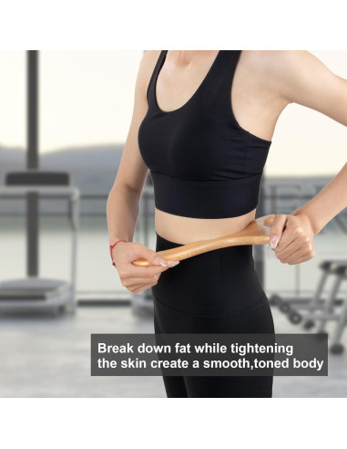 Masajeador de Madera KintKita para Drenaje Linfático