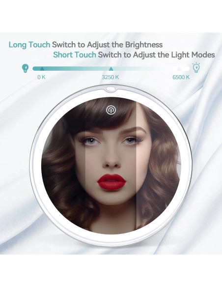 Espejo de Aumento B Beauty Planet 20X con Luz LED 34