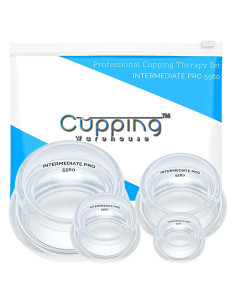 Set de Ventosas de Silicona Cupping Warehouse 4 Piezas