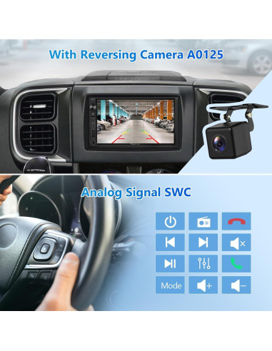 Eonon Estéreo Doble Din 7'' CarPlay Android Auto X3