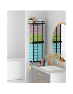 Estante de Almacenamiento GAGUIUP para Baño con 3 Barras 2