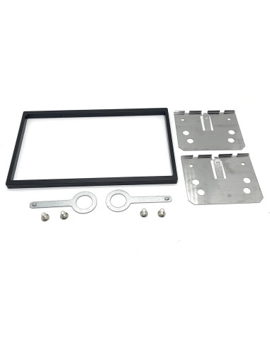 Jaula Universal Doble DIN Sound-Way con Marco de Metal