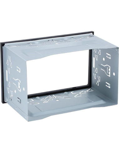 Jaula Universal Doble DIN Sound-Way con Marco de Metal