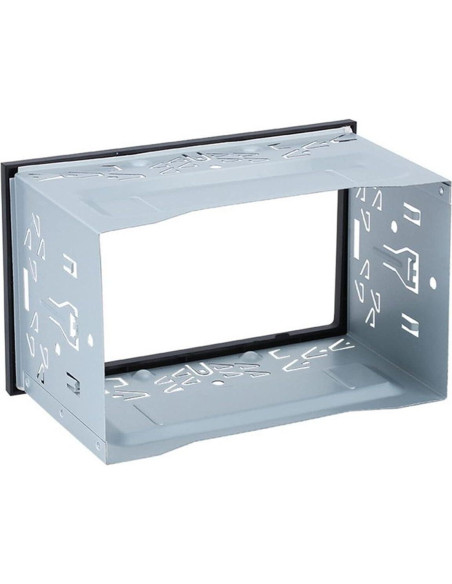 Jaula Universal Doble DIN Sound-Way con Marco de Metal