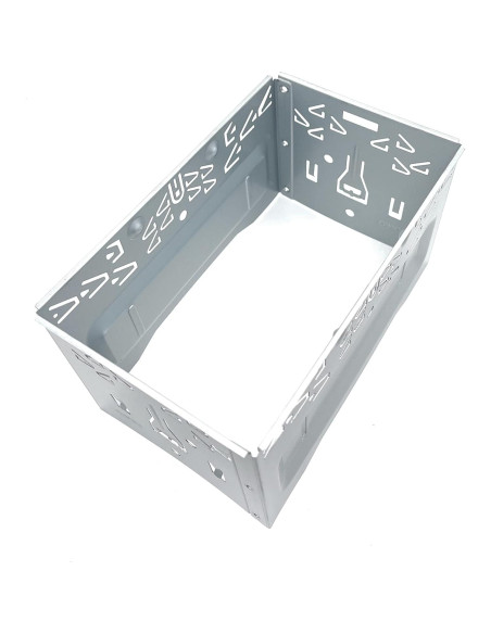 Jaula Universal Doble DIN Sound-Way con Marco de Metal