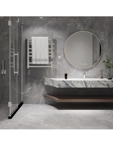 Calentador de Toallas Peaktrivol 8-Bar Acero Inoxidable 304