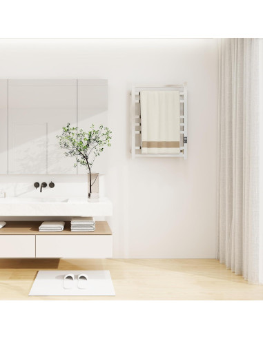 Calentador de Toallas Peaktrivol 8-Bar Acero Inoxidable 304