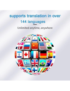 Auriculares Traductores AI HYGAMOCC 144 Idiomas Bluetooth 2