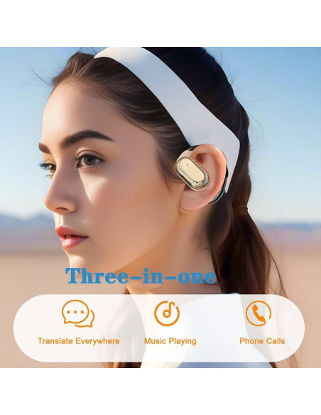 Auriculares Traductores AI HYGAMOCC 144 Idiomas Bluetooth