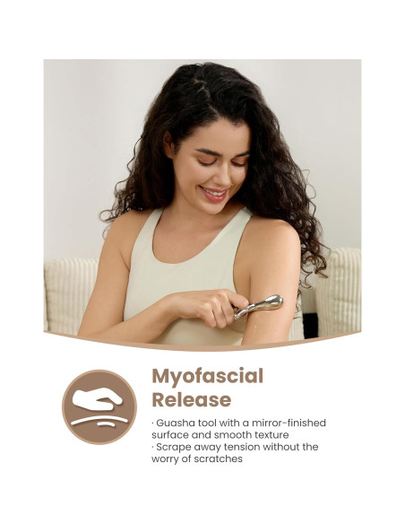 Herramienta de Masaje Lifechill Gua Sha 12.7x6.35cm